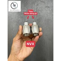 Gù tay lái inox 304 NVX gắn nhiều dòng xe, cam kết đẹp như hình tặng kèm nhôm đóng gù siêu cứng (gù NVX)