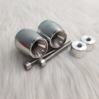 Gù tay lái inox 304 NVX gắn nhiều dòng xe, cam kết đẹp như hình tặng kèm nhôm đóng gù siêu cứng