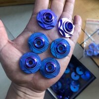 Gù xe máy gr5 màu xanh tím mẫu mới nhất 2020 tuyệt đẹp