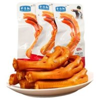 Guaixiaoxiang Chân vịt rang giòn 10 gói, chân gà, cánh vịt cay, đồ ăn nhẹ rang sẵn, thực phẩm giải trí ELJF