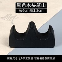 Guanzu Bishan hộp đựng bút bằng gỗ nguyên khối nghiên cứu bốn kho báu giá đựng bàn chải bàn chải tr