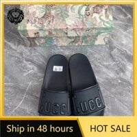 Gucci 2024 Dép Phong Cách Mới Nam Dạo Phố Influencer Mùa Hè Chống Trơn Trượt Khử Mùi Bên Ngoài Mặc Dép Siêu Nóng Tất Cả Trận Đấu Flip-Flops