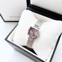 Gucci G-Gucci Small Steel Lilac Dial  YA125518 23x24mm - Đồng Hồ Nữ