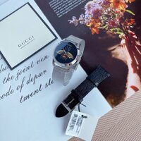 Gucci G-Timeless Black Dial with an Embroidered Honeybee Ladies Watch YA1264067