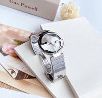 GUCCI Interlocking Silver Dial Watch 37mm YA133308 - Đồng Hồ Nữ