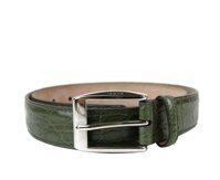Gucci Men's Crocodile Classic Square Buckle Belt 336831