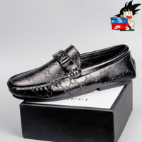 Gucci Mùa Xuân 2023 Phong Cách Mới Giày Đậu Hà Lan Nam Da Thật Phiên Bản Hàn Quốc Hợp Thời Trang Phù Hợp Với Nam Giày Lười Đế Mềm Giày Da Thường Ngày