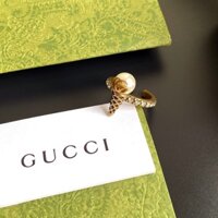 GUCCI Nhẫn đeo tay kim loại phong cách Hàn Quốc cho nữ 925