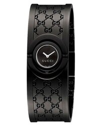 Gucci- Twirl Black Dial Ladies Watch YA112531