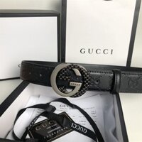 Gucci2145 Phong Cách Mới Chính Hãng Dây Da Mịn Khóa Quần Thắt Lưng Nam