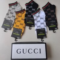 Gucci2145 Tất ngắn khử mùi thấm mồ hôi năm đôi
