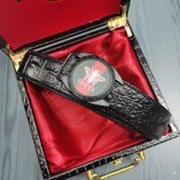 Gucci2601 Thắt lưng da thật nam Thắt lưng da bò hợp thời trang họa tiết cá sấu