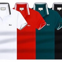 Gucci2609 Phong Cách Mới Áo Sơ Mi polo Nam Tay Ngắn Ve Áo Thường Ngày