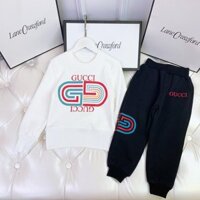 Gucci2643 Áo khoác có mũ trùm đầu phong cách mới Bộ đồ hai mảnh