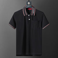 Gucci4689 Phong Cách Mới Nam Công Sở Áo Sơ Mi POLO Tay Ngắn