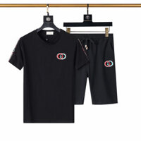 Gucci6525 Quần Ngắn Tay Phù Hợp Với Áo Thun Nam Hợp Thời Trang Đơn Giản Phù Hợp Với Quần Áo Nam