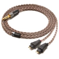GUCraftsman 6N Single Crystal Copper Upgrade Headphones Cable 4Pin XLR/2.5mm/4.4mm Balanec Headphone Upgrade Cables for Fostex TH610 TH900 MK2 TH90...