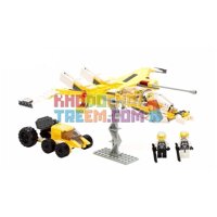 GUDI 8615 Xếp hình kiểu Lego STAR WARS Space War Interstellar Transport Phi Thuyền Yểm Trợ Xe Pháo 282 khối