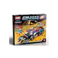GUDI 8617 Xếp hình kiểu Lego STAR WARS Space War Assault Tank Xe Tải Bọc Thép Chở Robot Bộ Binh 401 khối