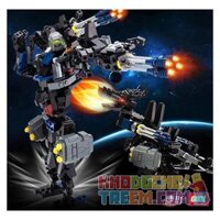 GUDI 8712 RÔ BỐT BIẾN HÌNH CHÓ SÓI bộ đồ chơi xếp lắp ráp ghép mô hình Transformers TRANSFORM SERIES Robot Đại Chiến Người Máy Biến Hình 304 khối
