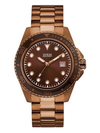 GUESS Factory Crew Bronze Analog Watch