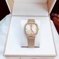 Guess Mặt Vuông |Nữ Giới |Dây Mesh Lưới Rose Gold |Máy Pin (Quartz) |Size 32mm