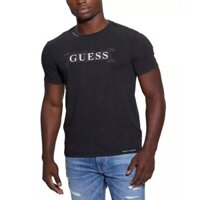 Guess Nam Loose Edition Patch Logo Áo Thun 100 Cotton Thoải Mái Cổ Tròn T 228