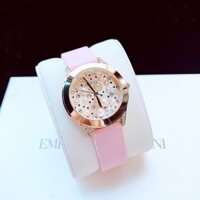 Guess Quartz GW0381L2  Pink Silicone - Đồng Hồ Nữ