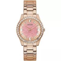 GuessGlitter Rose Gold Tone Watch 38mm