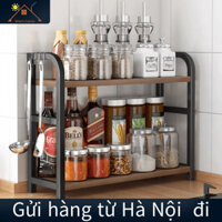 【Gửi hàng từ Hà Nội  đi】 + Kệ Đựng Gia Vị + Chai Gia Vị Kích Thước 35 * 16 * 42cm Tiện Dụng Cho Nhà Bếp