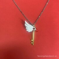 Gửi nhanh ~ Vòng cổ cây gậy đầu ba chiều Sakura đa dạng Vòng cổ cây gậy Giấc Mơ Nhật Bản xung quanh hoạt hình giả tưởng Mặt dây chuyền Ma thuật nhỏ tươi