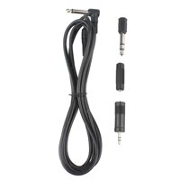 Guitar Audio Cable Amp w 3 Connectors 3.5 to 6.5, 6.5 to 3.5, 3.5 F to F