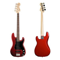 Guitar Bass Fender Squier Affinity PJ Bass Metallic Red