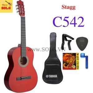 Đàn Guitar Classic Stagg C542 - Màu BK/ WH