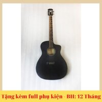 Guitar giá rẻ ES120 ( MÀU TỐI ) , có ty chỉnh , chất lượng , uy tín