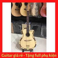 Guitar phím lõm cao cấp CV03 , tặng full phụ kiện , có ty