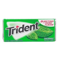 Gum Trident Spearmint vị bạc hà