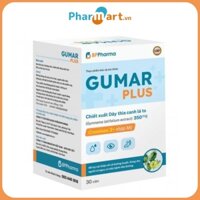 GUMAR PLUS dây thìa canh lá to hỗ trợ giảm và ổn định đường huyết, ngăn ngừa biến chứng tiểu đường (30 viên)