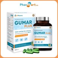 GUMAR PLUS dây thìa canh lá to hỗ trợ giảm và ổn định đường huyết, ngăn ngừa biến chứng tiểu đường (120 viên)