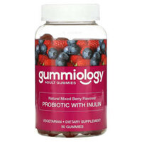 Gummiology Probiotic with Inulin Gummies Mixed Berry 90 Vegetarian Gummies