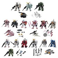 [Gundam] Đồ chơi mô hình lắp ráp trứng gashapon mobile suit ensemble robot mini chibi