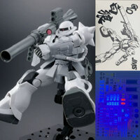 Gundam HG GTO Zaku White JMS trắng kèm base decal nước base MS-06C-6 R6 Type C6 Painting mode lHGUC Mô hình lắp ráp