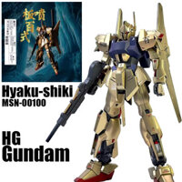 Gundam Hyaku-shiki HG MSN-00100 Mô hình khớp di chuyển Đồ chơi lắp ráp hình hành động Gundam