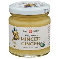 GỪNG BẰM / THÁI LÁT HỮU CƠ - GIẤM GẠO Ginger People Minced Ginger / Pickled Sushi Ginger, USDA Organic, 190g (6.7 oz)