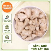 Gừng Khô Thái Lát 1kg (Can Khương) - Thơm,Sạch