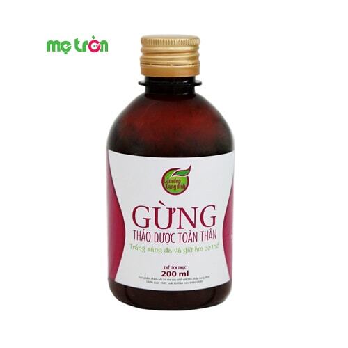 Gừng thảo dược toàn thân Cung Đình 250ml