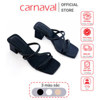 Guốc Cao Gót Carnaval 5cm Quai Mảnh Đan Chéo - Bước Chân Kiêu Sa - VS31