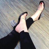 Guốc Cao Gót Đế Trong 7 Phân D120