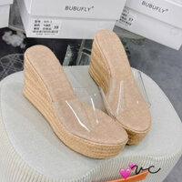 Guốc đế xuồng quai mica mẫu neww 2025 về hàng 2 màu lót