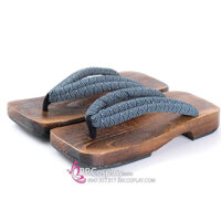 Guốc Gỗ Geta Bản Gỗ Quai Sóng Biển